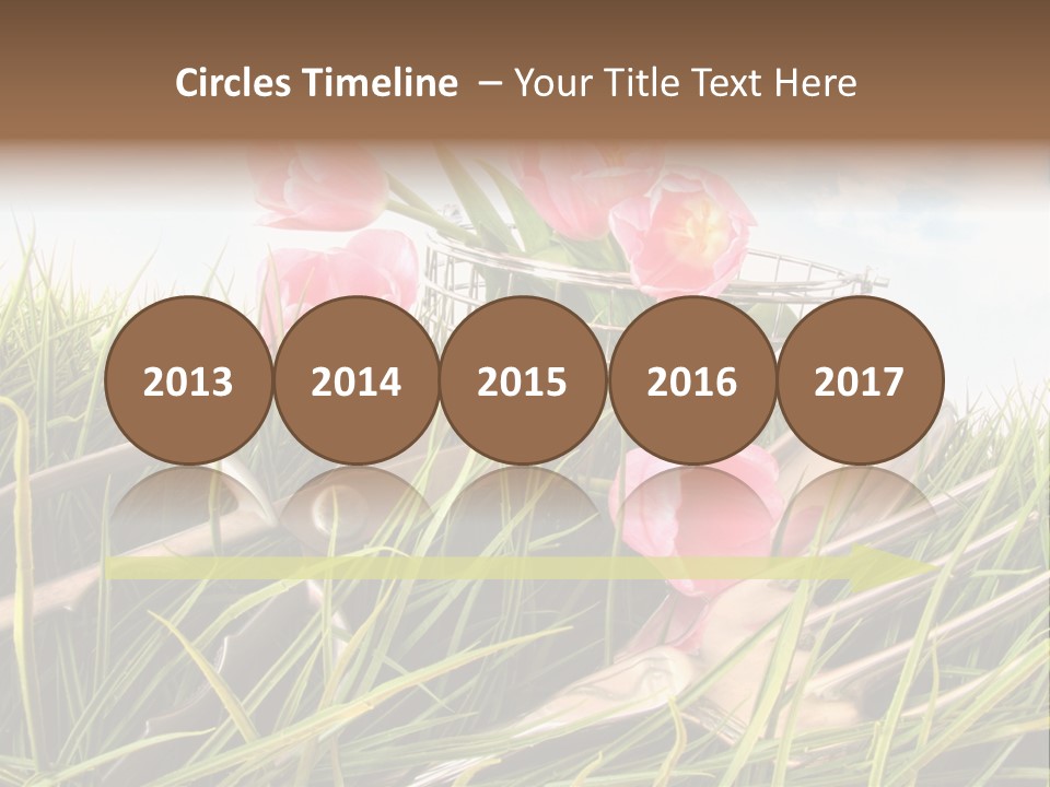 Fresh Garden Flower PowerPoint Template