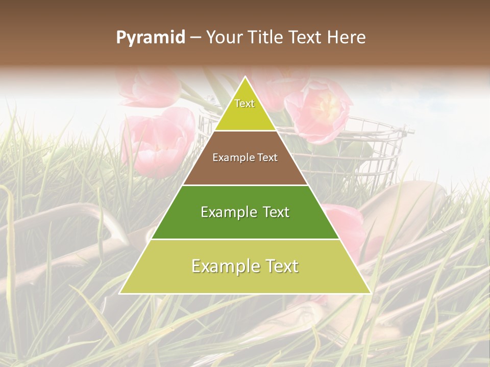 Fresh Garden Flower PowerPoint Template