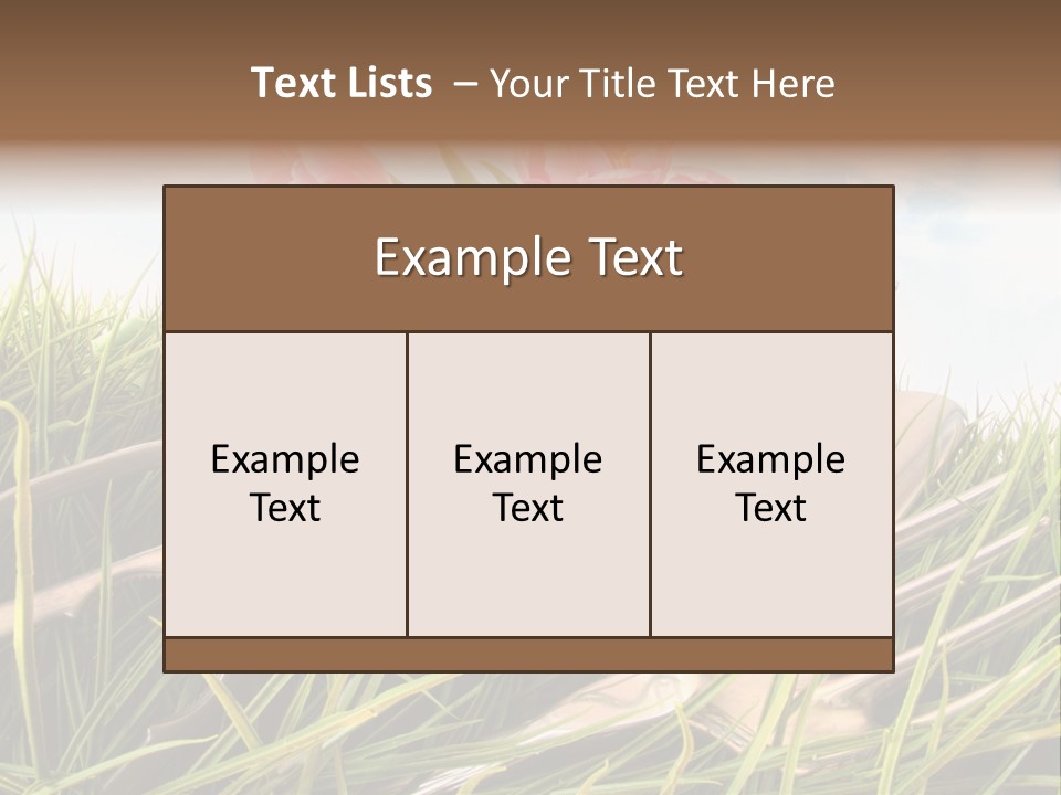 Fresh Garden Flower PowerPoint Template
