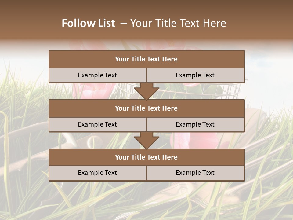 Fresh Garden Flower PowerPoint Template