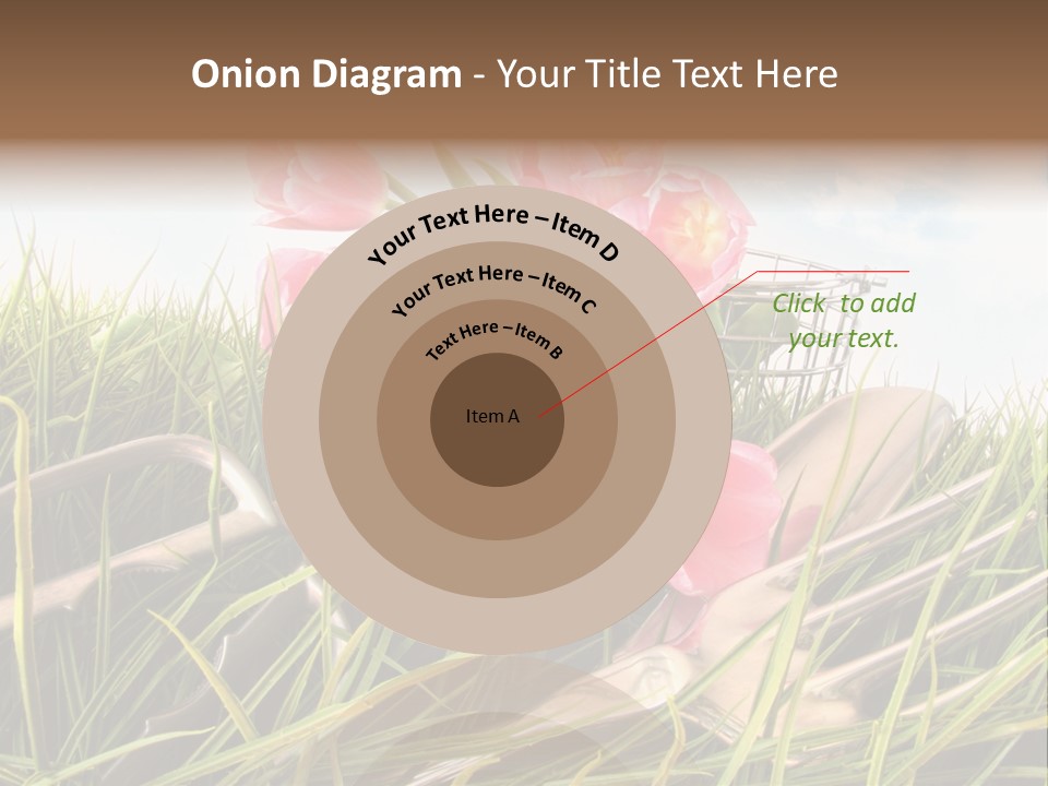 Fresh Garden Flower PowerPoint Template