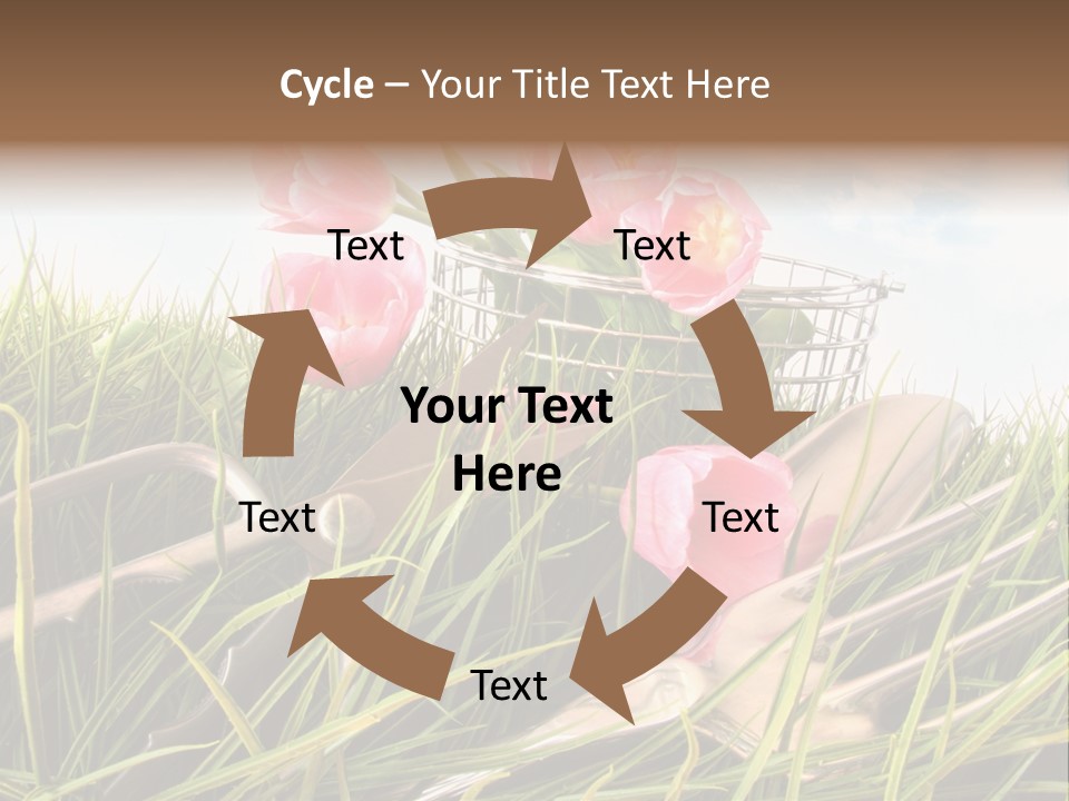 Fresh Garden Flower PowerPoint Template