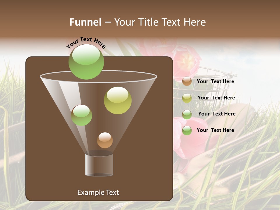 Fresh Garden Flower PowerPoint Template