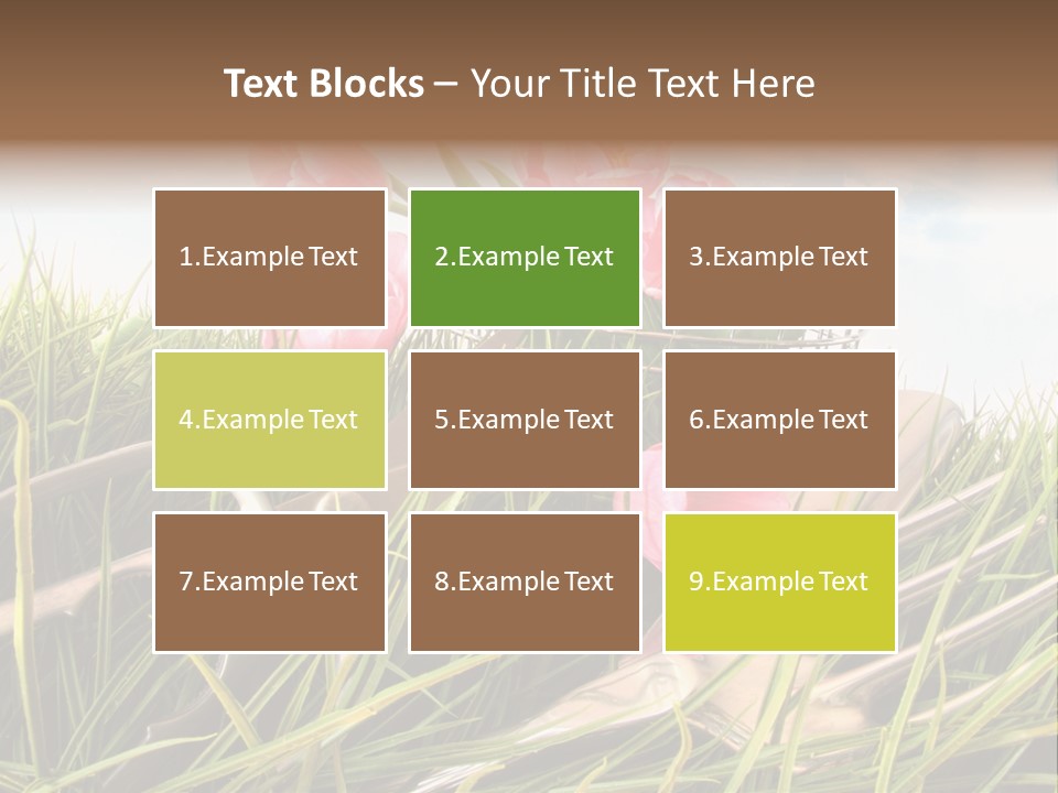 Fresh Garden Flower PowerPoint Template