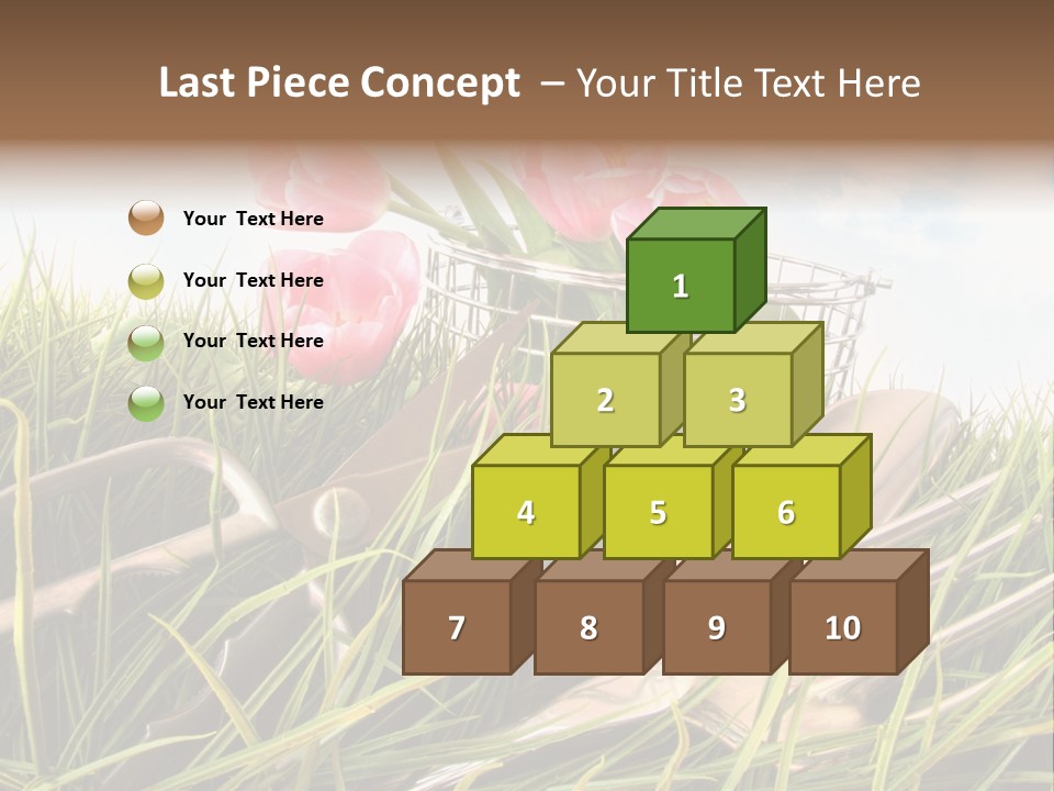 Fresh Garden Flower PowerPoint Template