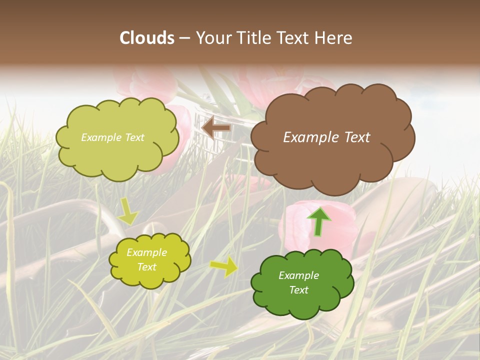 Fresh Garden Flower PowerPoint Template