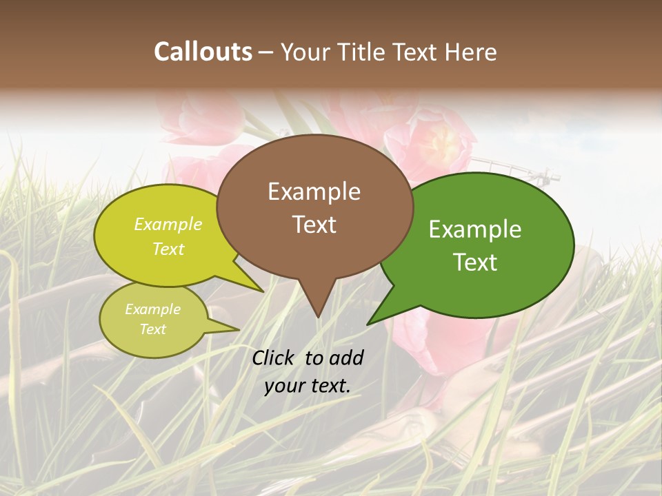 Fresh Garden Flower PowerPoint Template