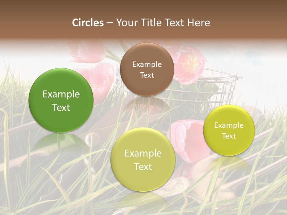 Fresh Garden Flower PowerPoint Template