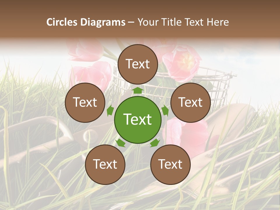 Fresh Garden Flower PowerPoint Template