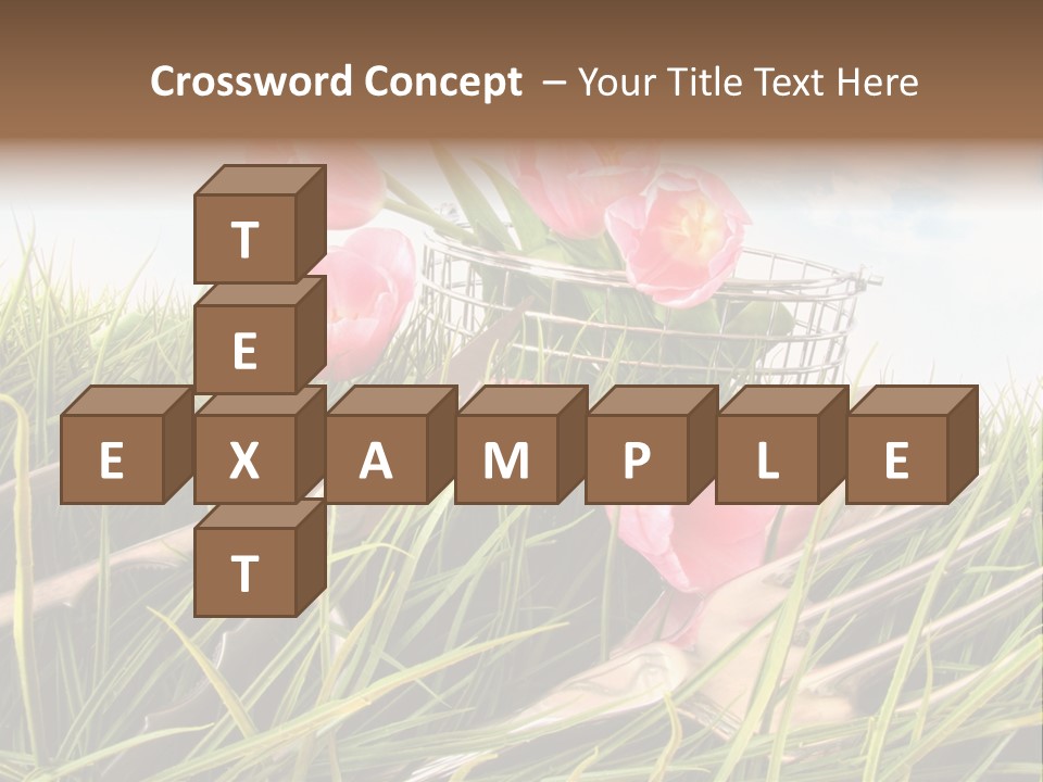 Fresh Garden Flower PowerPoint Template