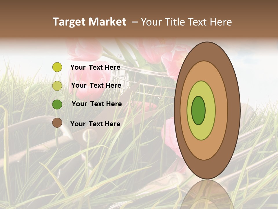 Fresh Garden Flower PowerPoint Template