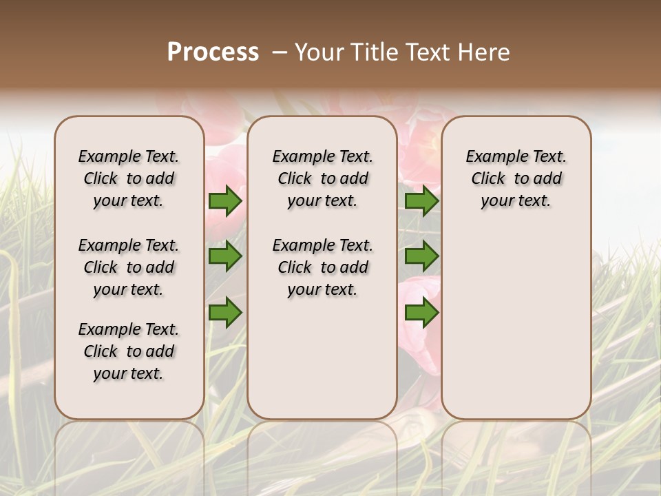 Fresh Garden Flower PowerPoint Template