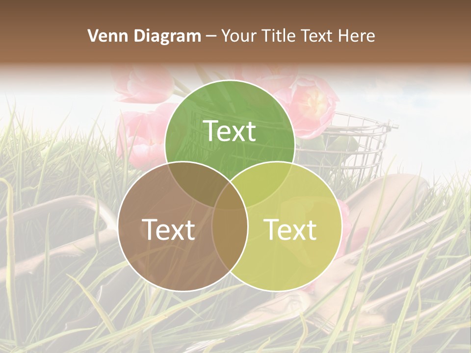 Fresh Garden Flower PowerPoint Template