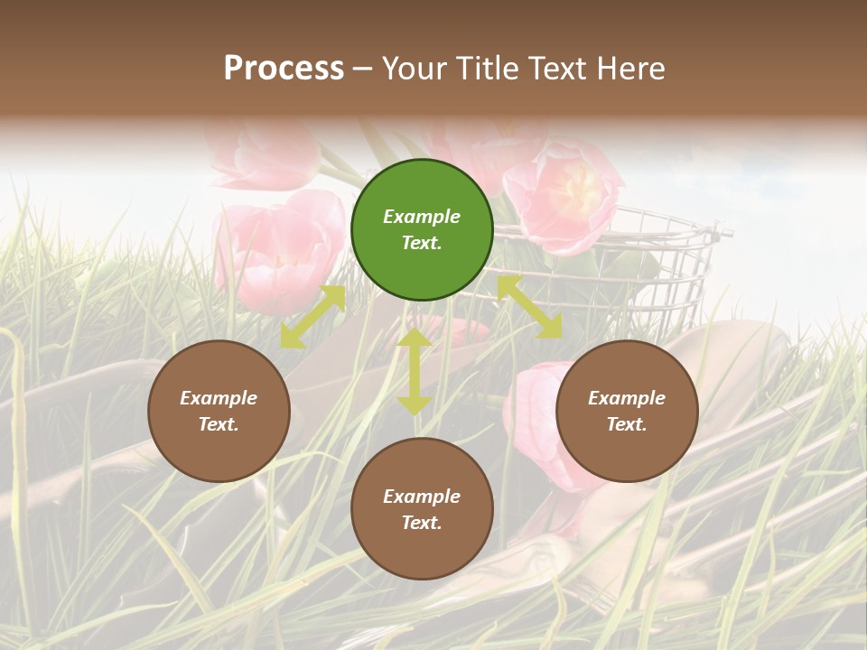 Fresh Garden Flower PowerPoint Template