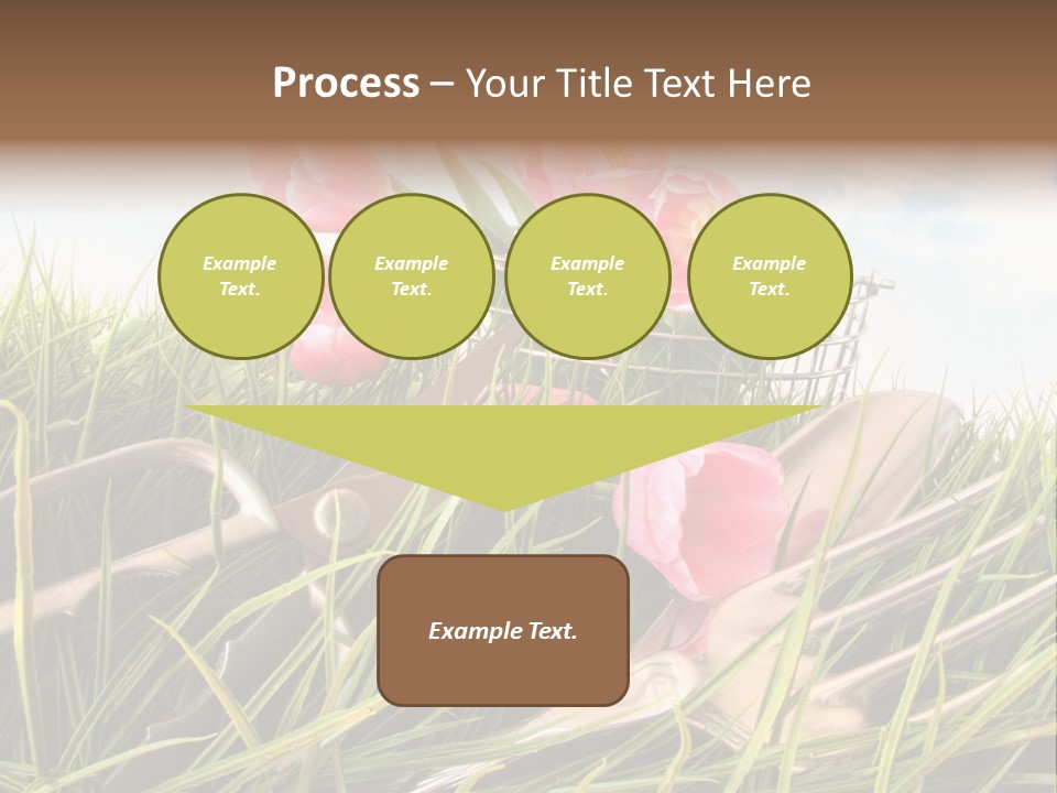 Fresh Garden Flower PowerPoint Template