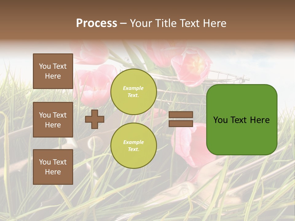 Fresh Garden Flower PowerPoint Template