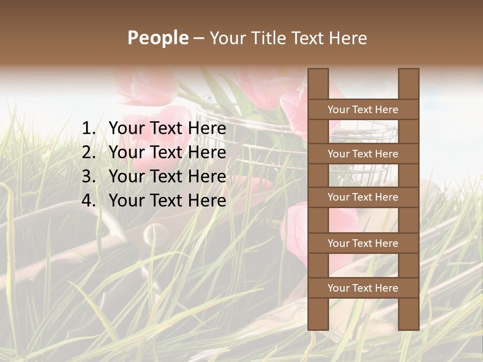 Fresh Garden Flower PowerPoint Template