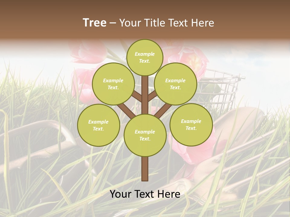 Fresh Garden Flower PowerPoint Template