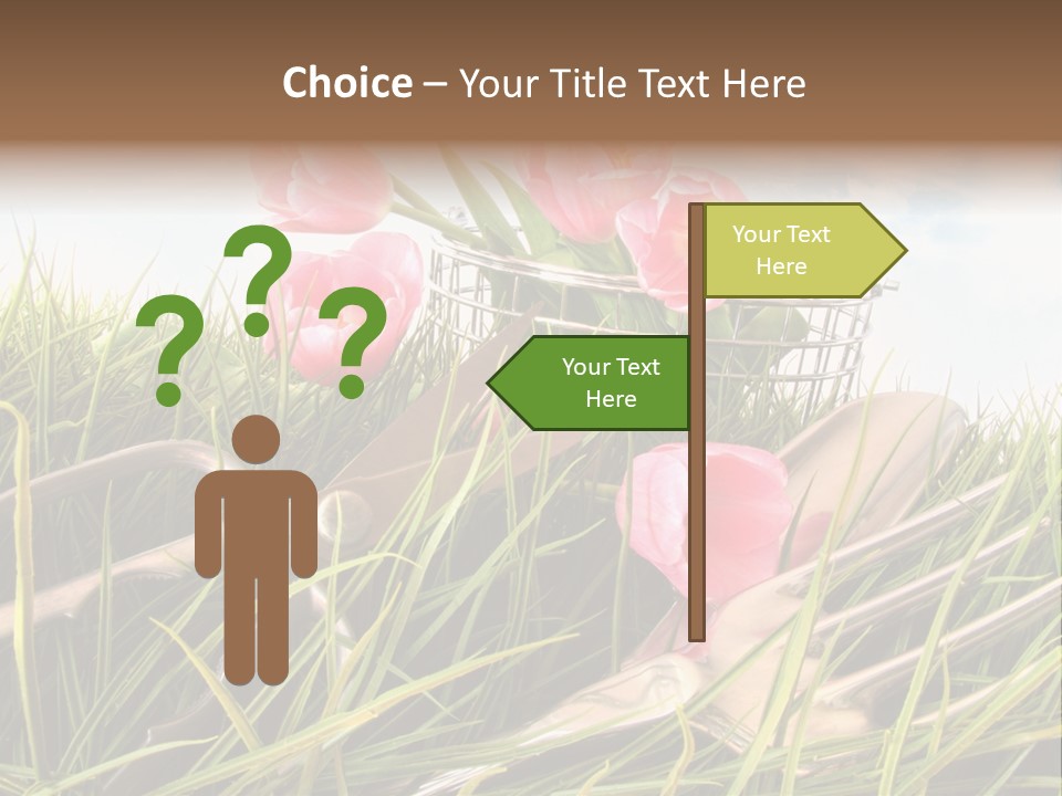 Fresh Garden Flower PowerPoint Template