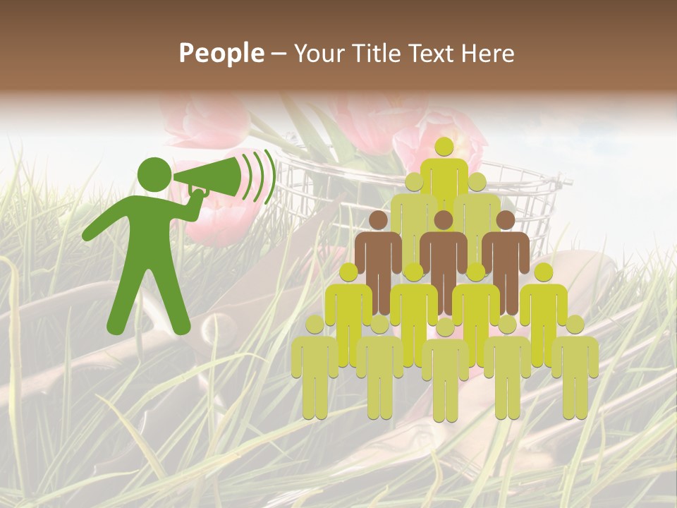 Fresh Garden Flower PowerPoint Template