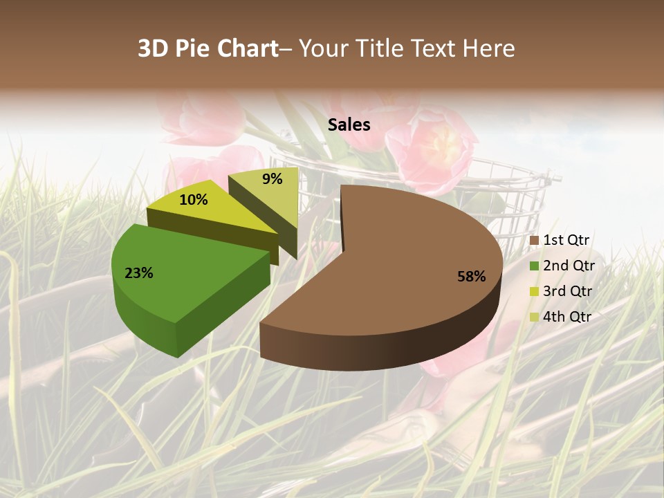 Fresh Garden Flower PowerPoint Template