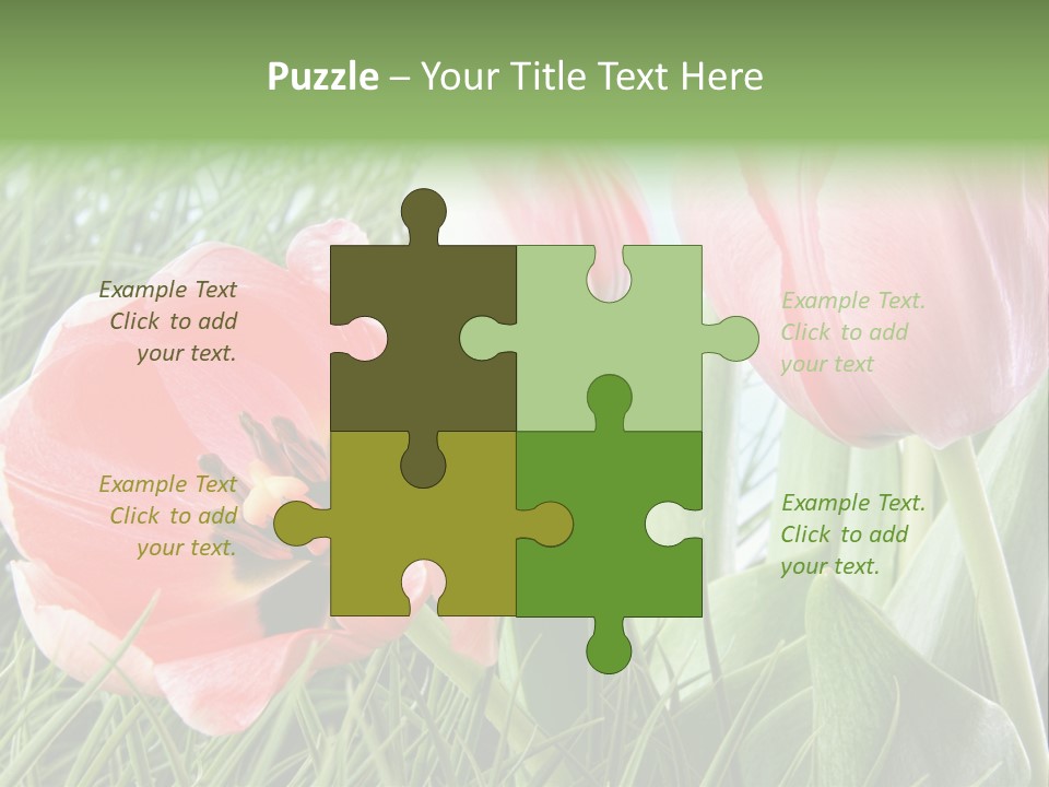 Sunlight Mother Garden PowerPoint Template