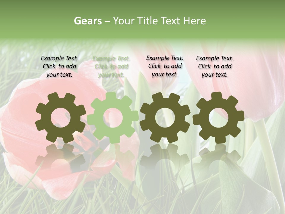 Sunlight Mother Garden PowerPoint Template