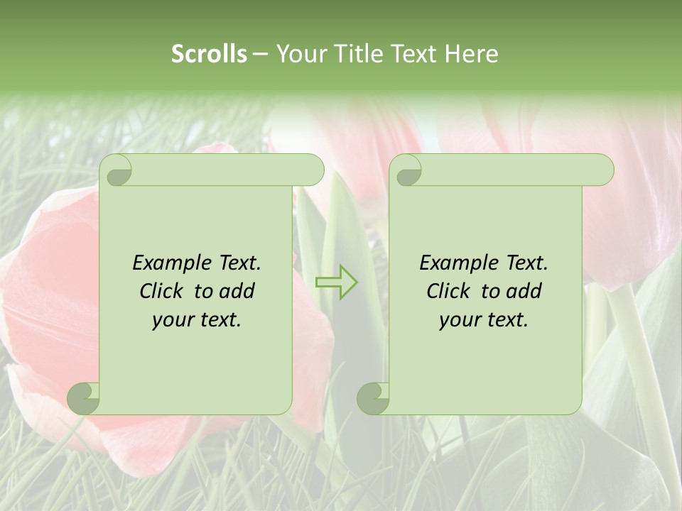 Sunlight Mother Garden PowerPoint Template