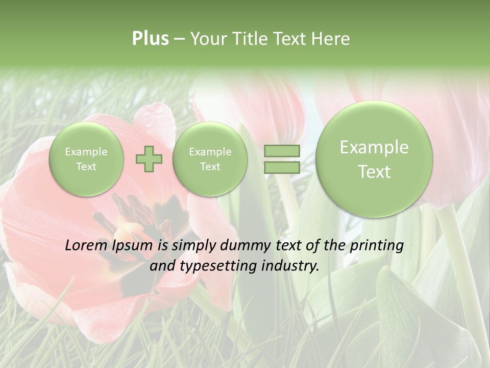 Sunlight Mother Garden PowerPoint Template