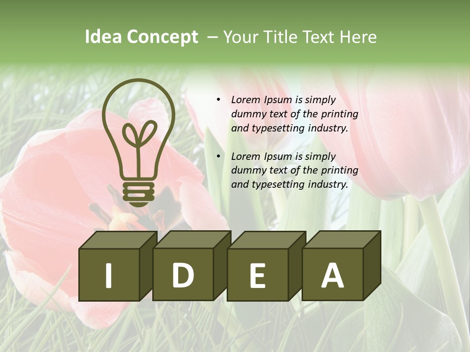 Sunlight Mother Garden PowerPoint Template