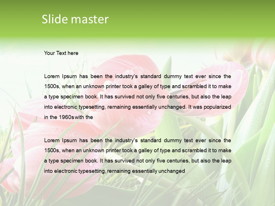 Leaf Day Colour PowerPoint Template