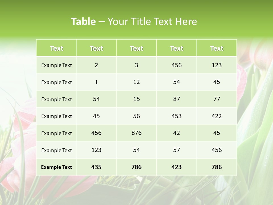 Leaf Day Colour PowerPoint Template