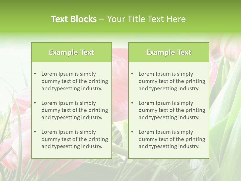 Leaf Day Colour PowerPoint Template