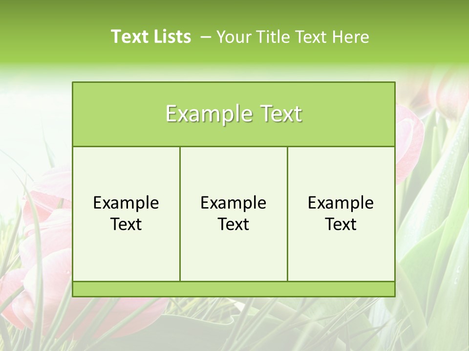 Leaf Day Colour PowerPoint Template