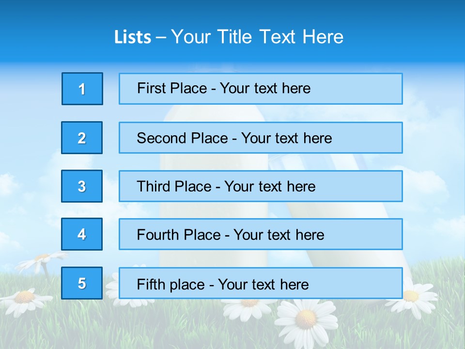 Summer White Bottle PowerPoint Template