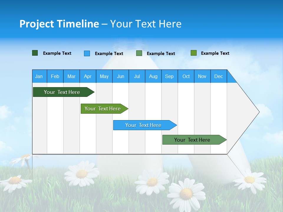 Summer White Bottle PowerPoint Template