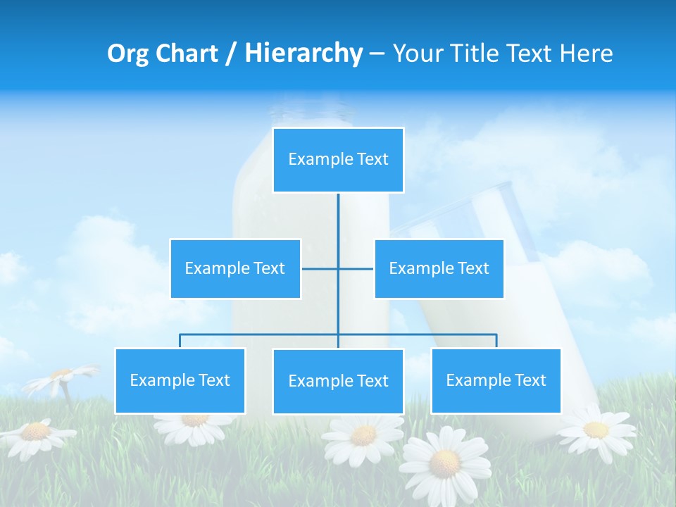 Summer White Bottle PowerPoint Template