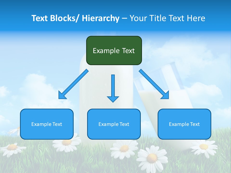 Summer White Bottle PowerPoint Template