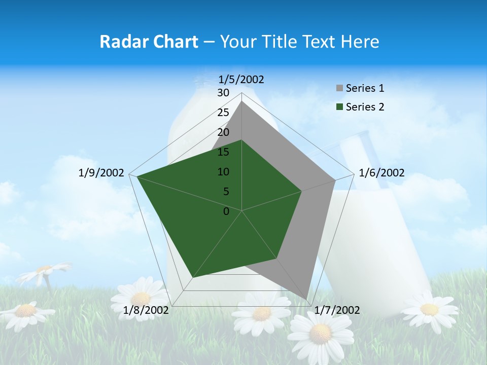 Summer White Bottle PowerPoint Template