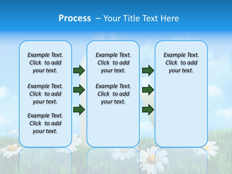 Summer White Bottle PowerPoint Template
