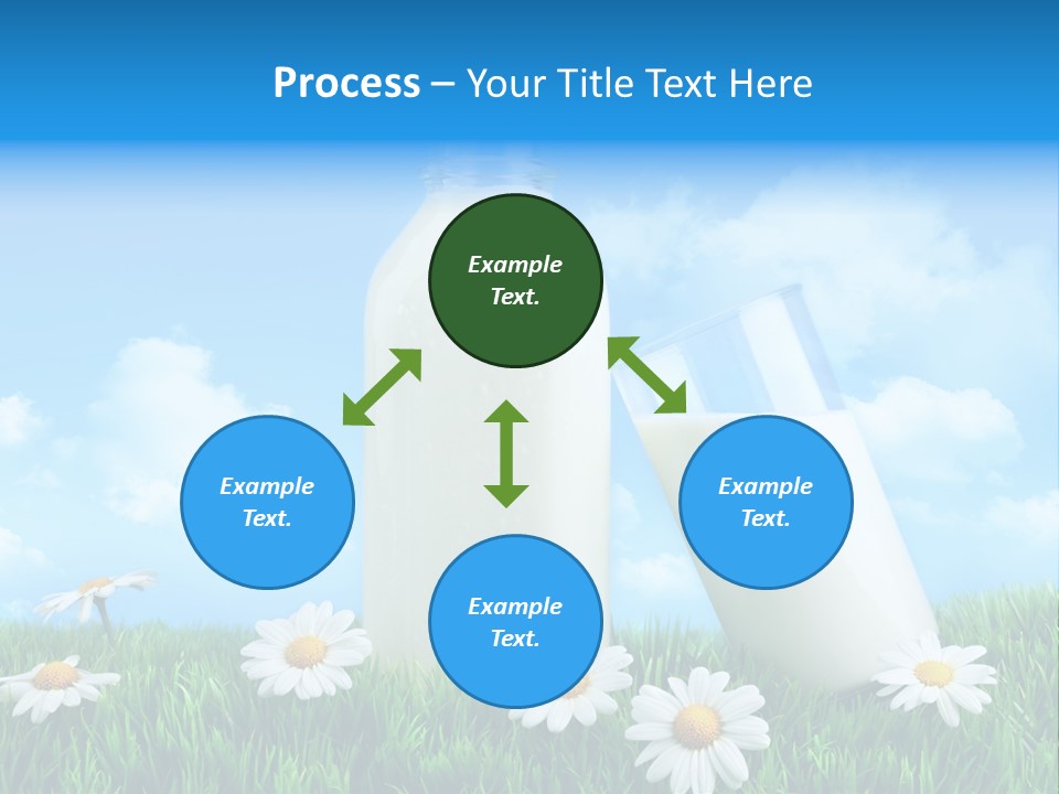 Summer White Bottle PowerPoint Template