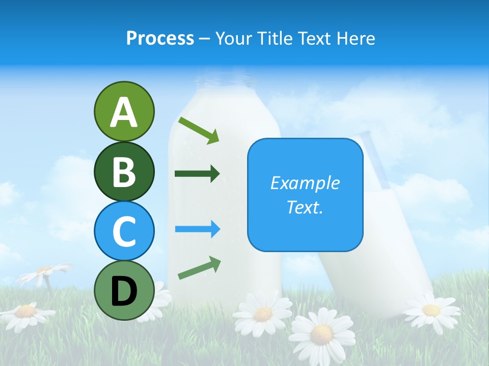 Summer White Bottle PowerPoint Template