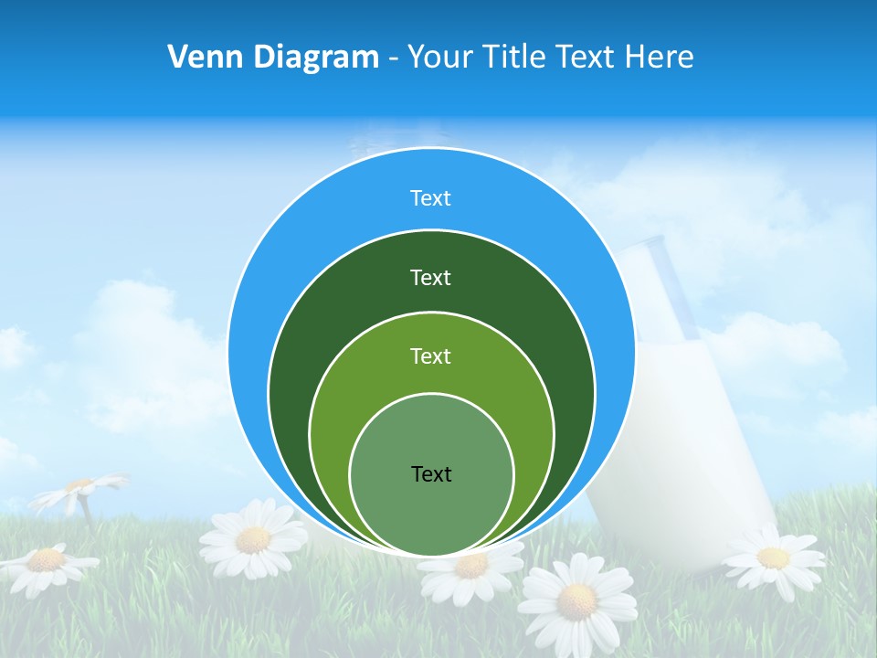 Summer White Bottle PowerPoint Template