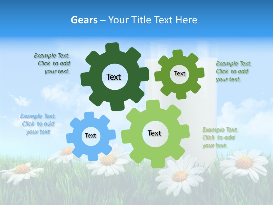 Greeting Liquid Product PowerPoint Template