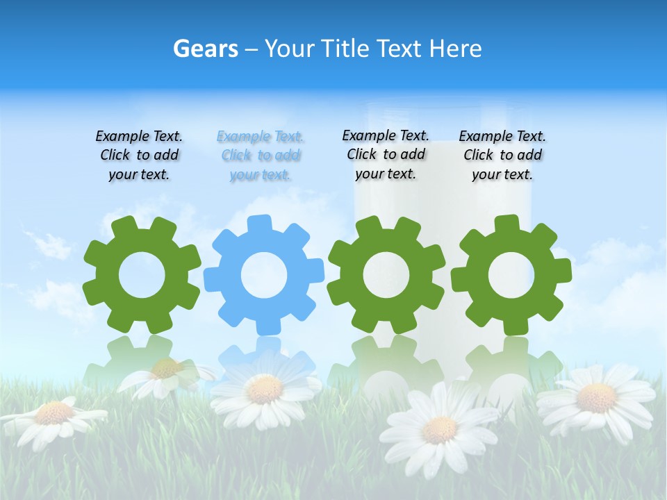 Greeting Liquid Product PowerPoint Template