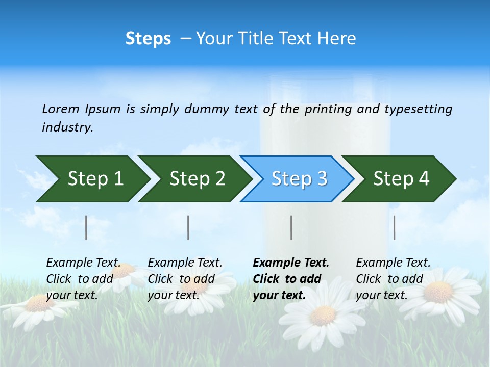 Greeting Liquid Product PowerPoint Template