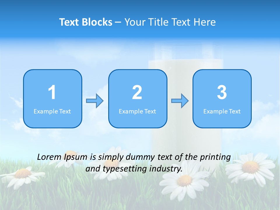 Greeting Liquid Product PowerPoint Template