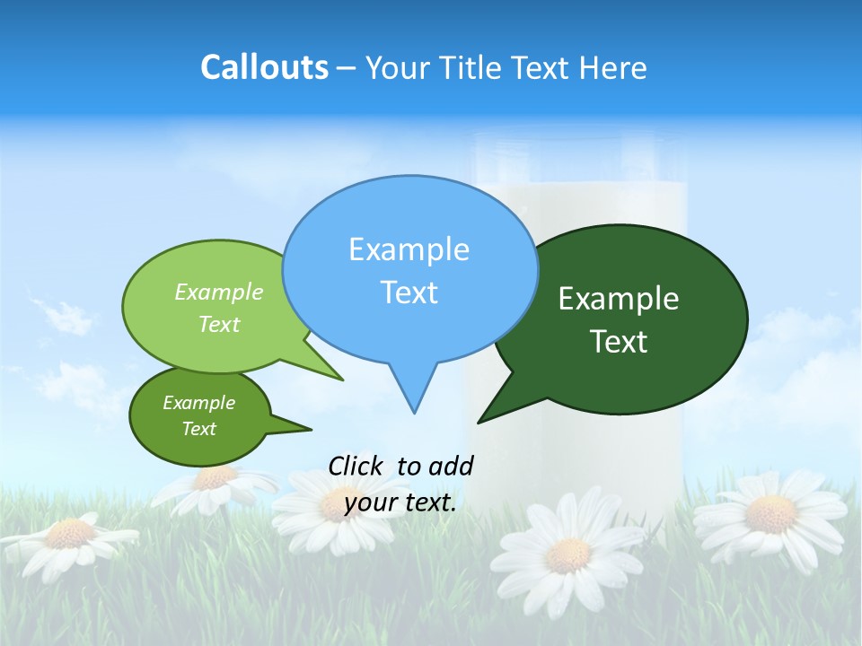 Greeting Liquid Product PowerPoint Template