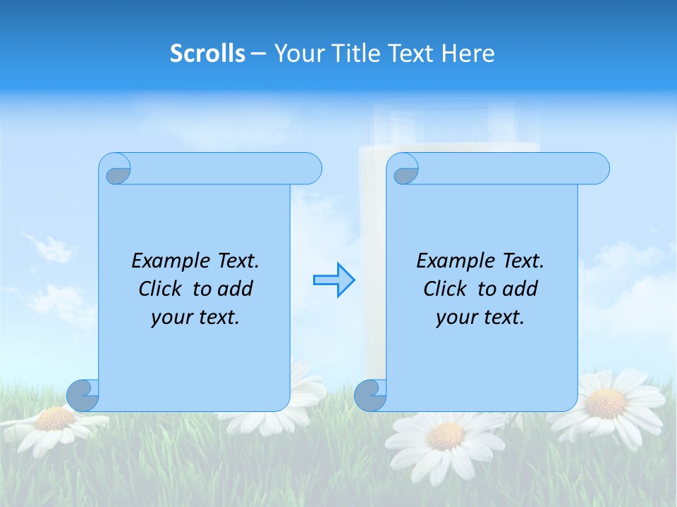 Greeting Liquid Product PowerPoint Template