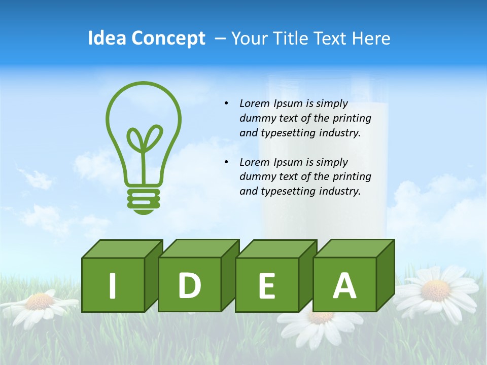 Greeting Liquid Product PowerPoint Template